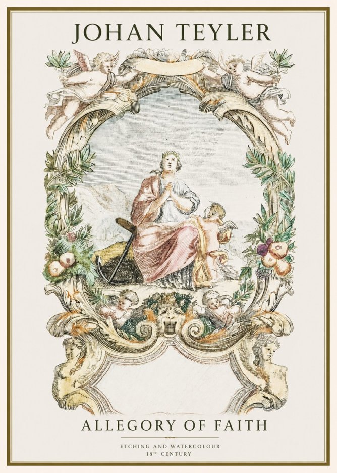 Johan Teyler Allegory of Faith No1 - Affiche