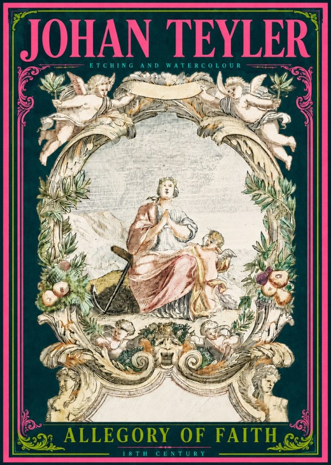 Johan Teyler Allegory of Faith No3 - Affiche