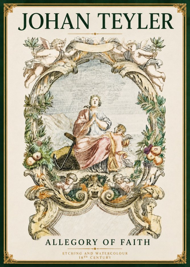 Johan Teyler Allegory of Faith No4 - Affiche