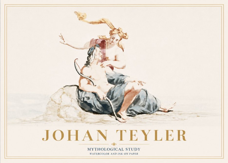 Johan Teyler Mythological Study No6 - Affiche