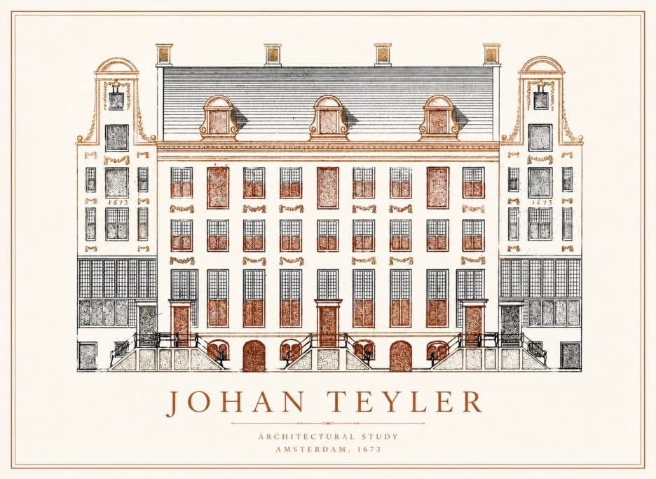 Johan Teyler Architectural Study VIII No1 - Affiche