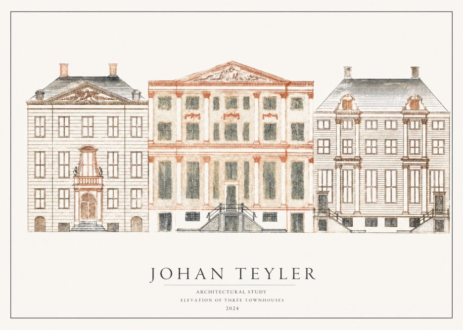 Johan Teyler Architectural Study IX No2 - Affiche