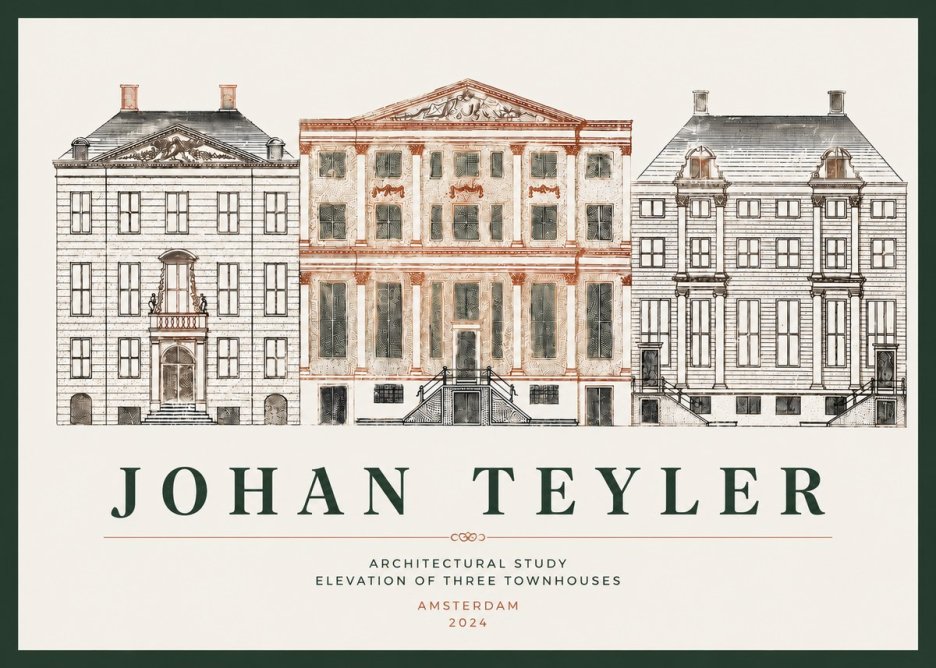 Johan Teyler Architectural Study IX No4 - Affiche