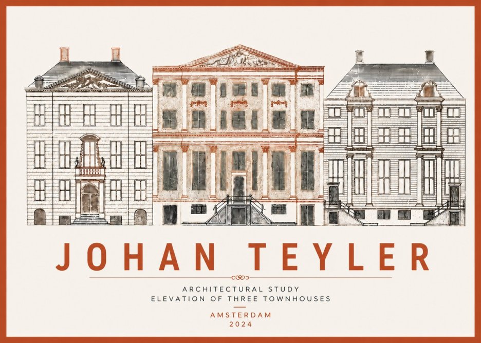 Johan Teyler Architectural Study IX No6 - Affiche