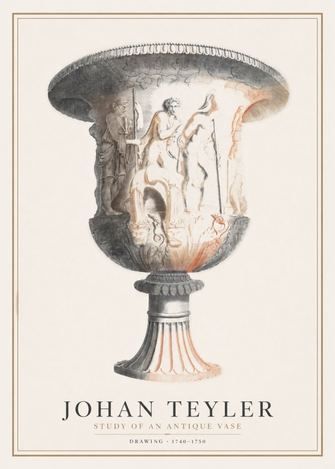 Johan Teyler Classical Urn No2 - Affiche