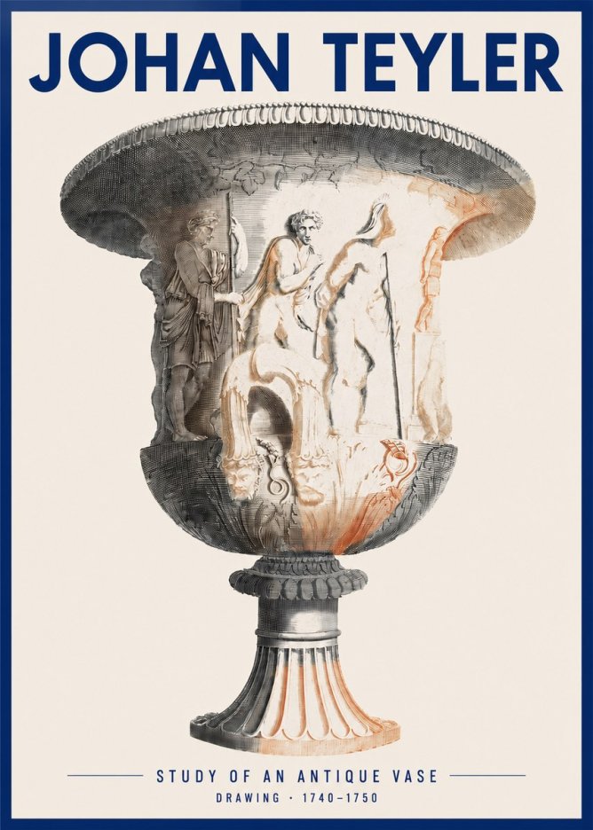 Johan Teyler Classical Urn No3 - Affiche