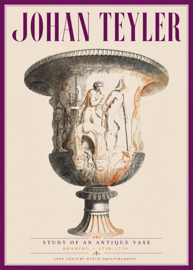 Johan Teyler Classical Urn No6 - Affiche