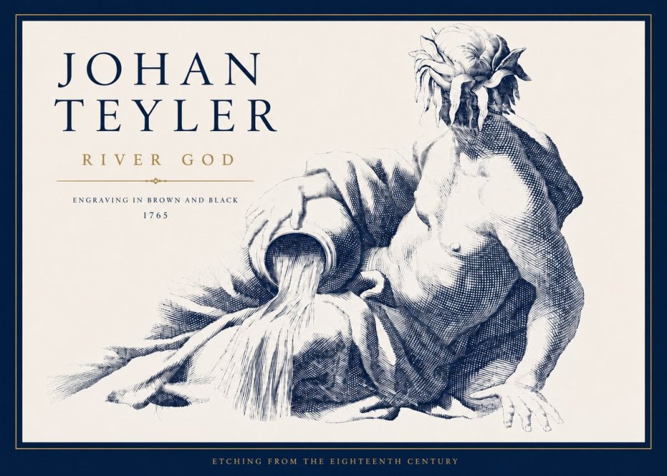 Johan Teyler River God No3 - Affiche