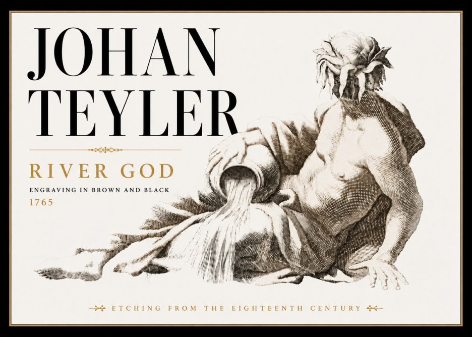 Johan Teyler River God No6 - Affiche