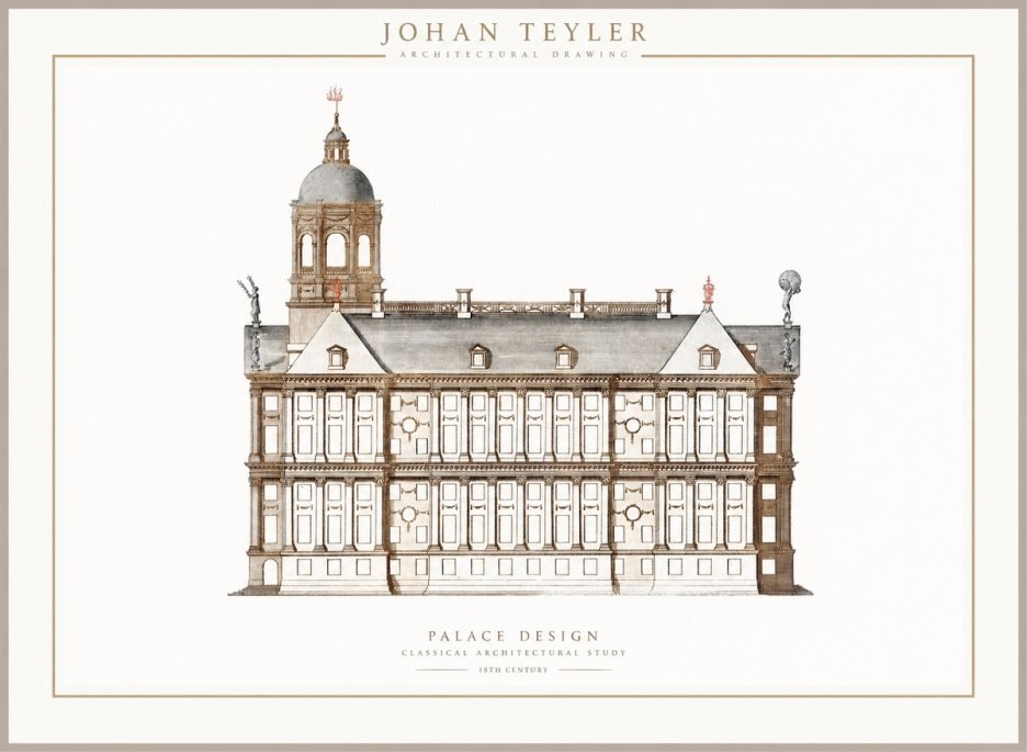 Johan Teyler Palace Design No1 - Affiche