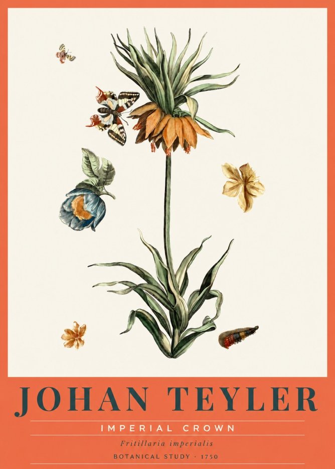 Johan Teyler Crown Imperial No3 - Affiche