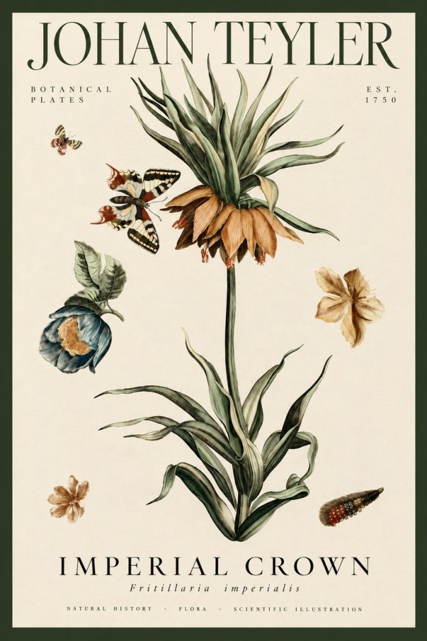 Johan Teyler Crown Imperial No4 - Affiche