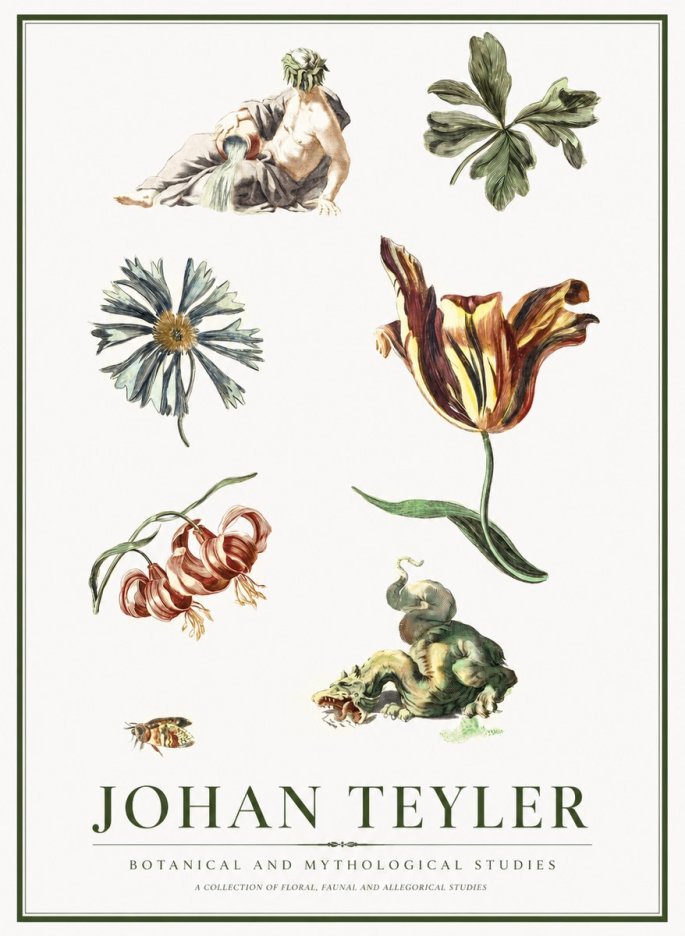 Johan Teyler Botanical and Mythological Studies No1 - Affiche