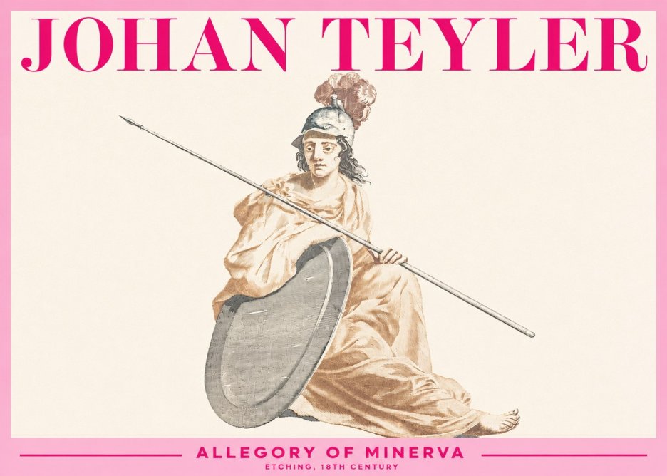 Johan Teyler Allegory of Minerva No3 - Affiche