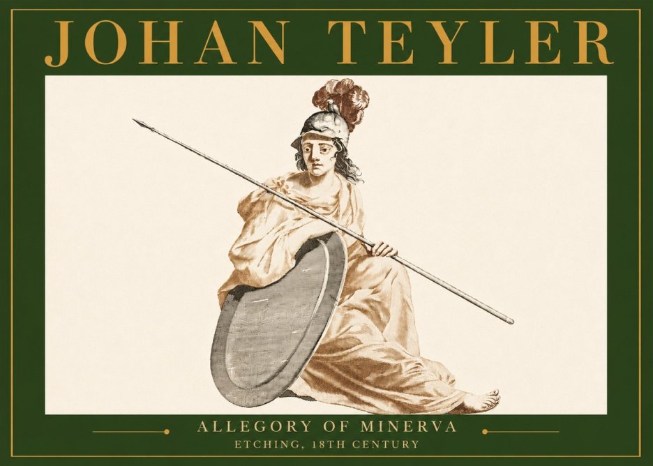 Johan Teyler Allegory of Minerva No4 - Affiche