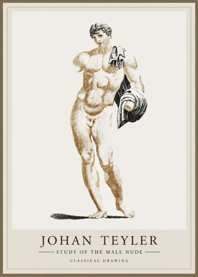 Johan Teyler Classical Study II No2 - Affiche