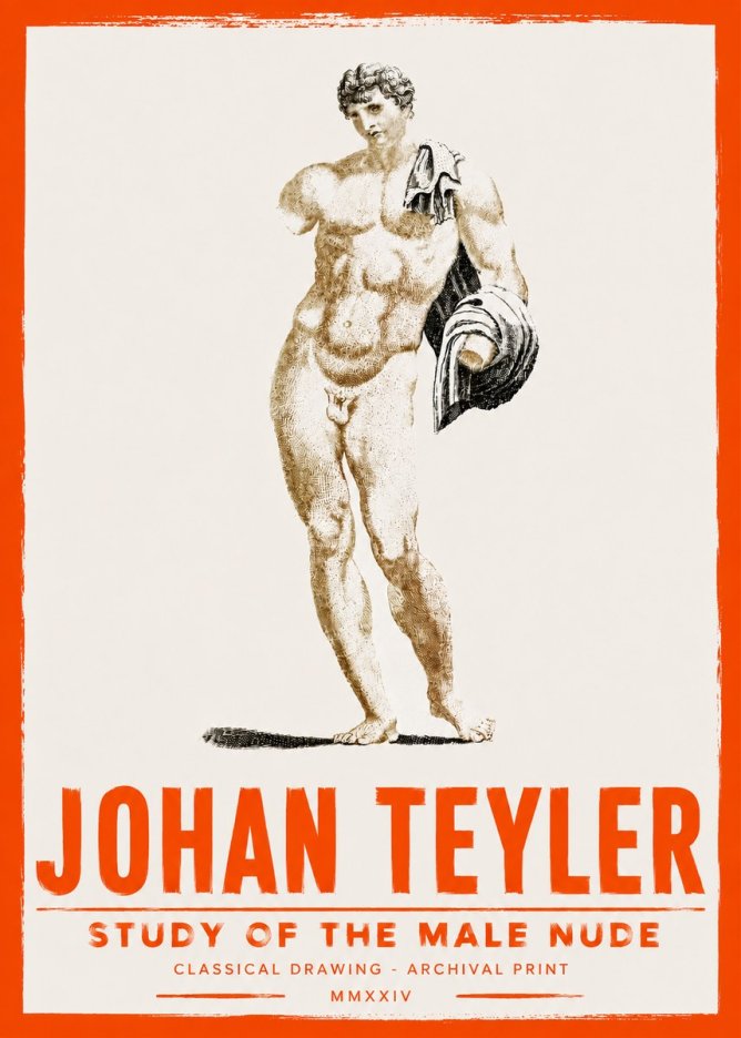 Johan Teyler Classical Study II No4 - Affiche
