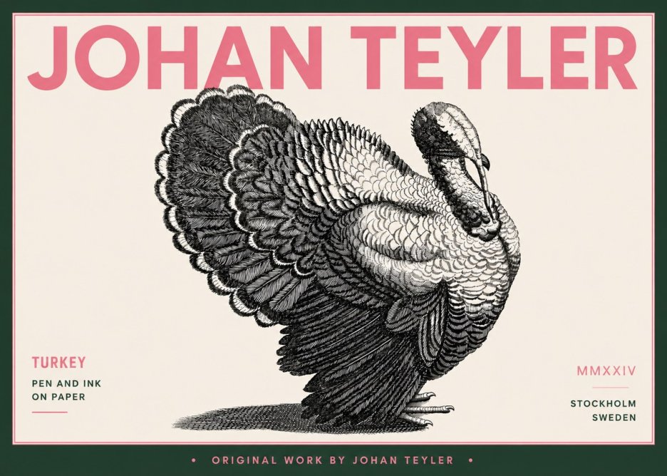 Johan Teyler Turkey No5 - Affiche