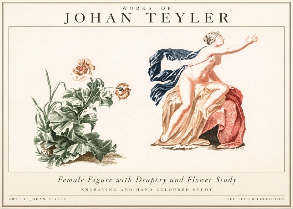 Johan Teyler A Study of Nature and Form No3 - Affiche