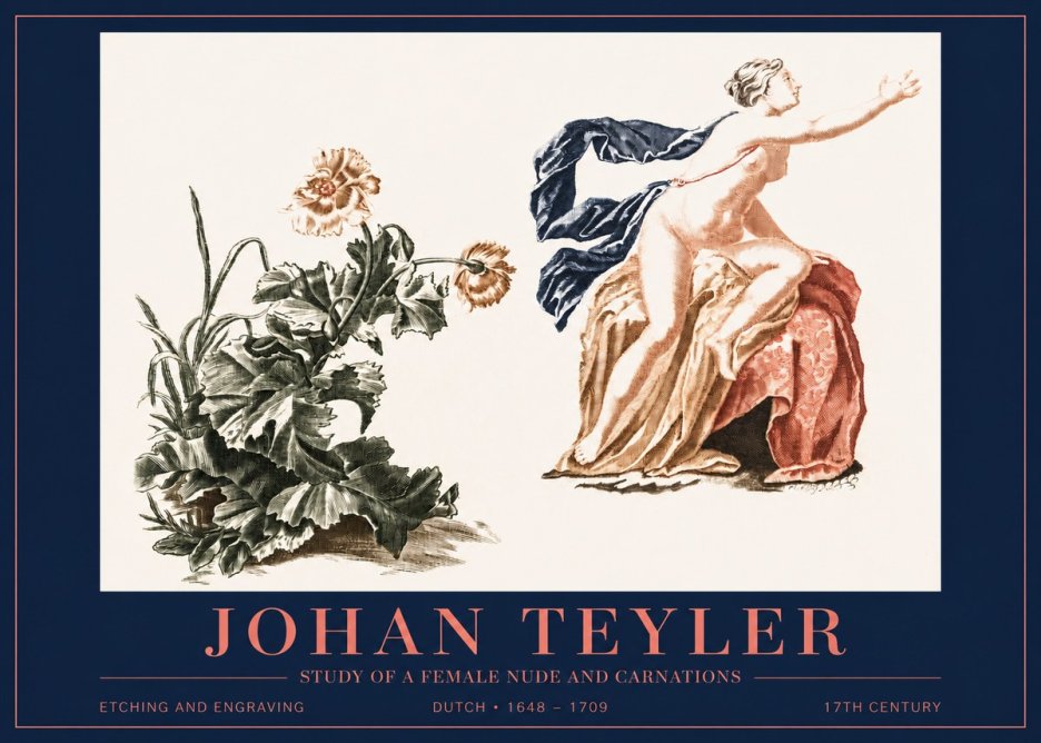Johan Teyler A Study of Nature and Form No5 - Affiche