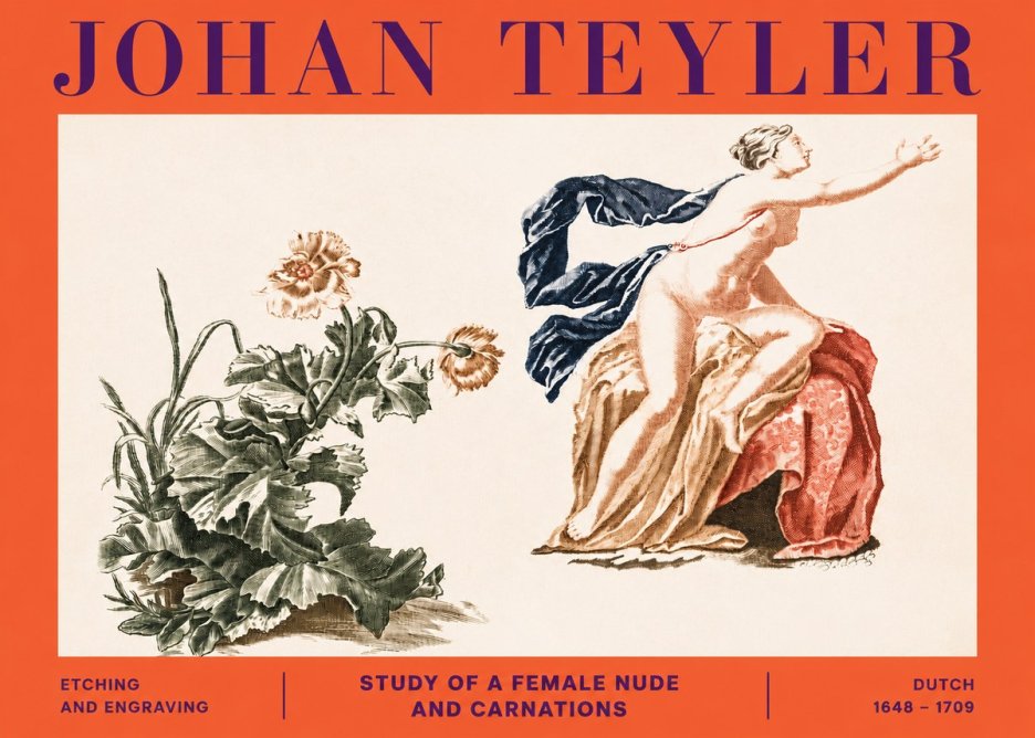 Johan Teyler A Study of Nature and Form No6 - Affiche