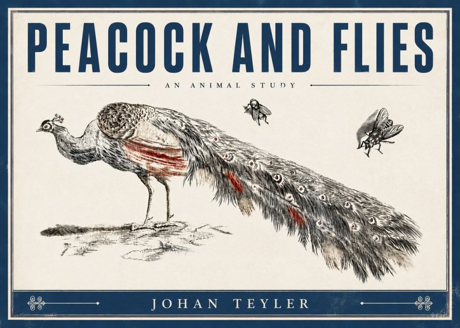Johan Teyler Peacock and Flies - Animal Study No6 - Affiche