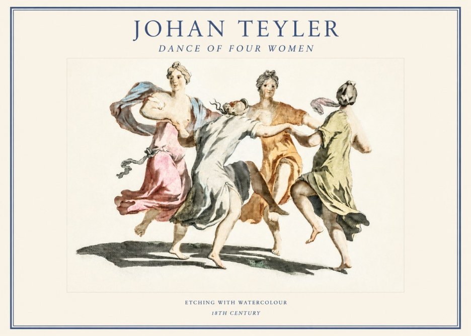 Johan Teyler Dance of Four Women No1 - Affiche