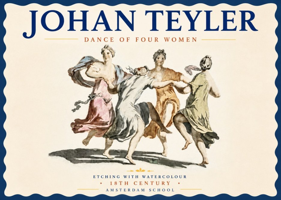 Johan Teyler Dance of Four Women No4 - Affiche