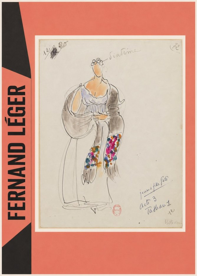 Fernand Léger Diadème No2 - Affiche