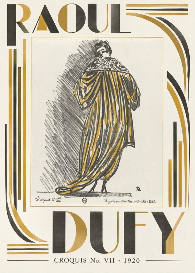 Raoul Dufy Croquis No. Vii No3 - Affiche