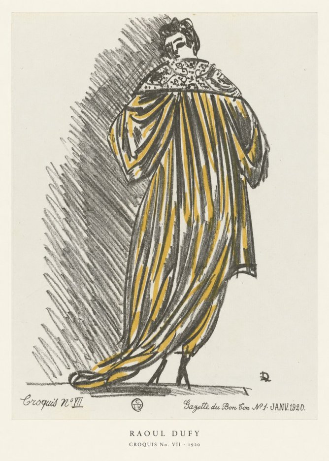 Raoul Dufy Croquis No. Vii No5 - Affiche