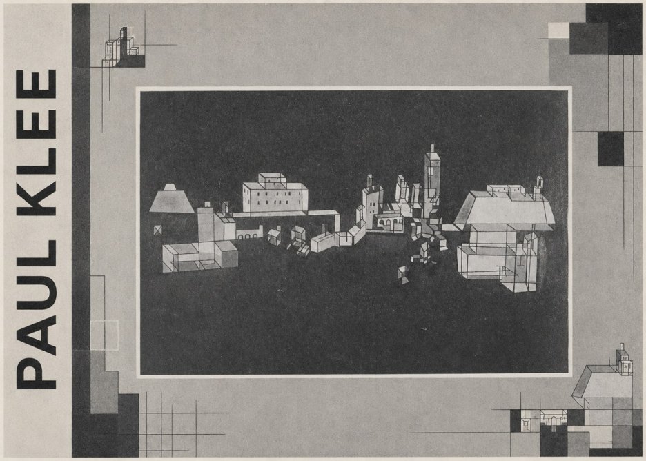 Paul Klee Architectural Forms No4 - Affiche