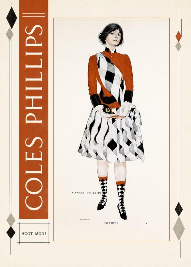 Coles Phillips Hoot Mon! No2 - Affiche