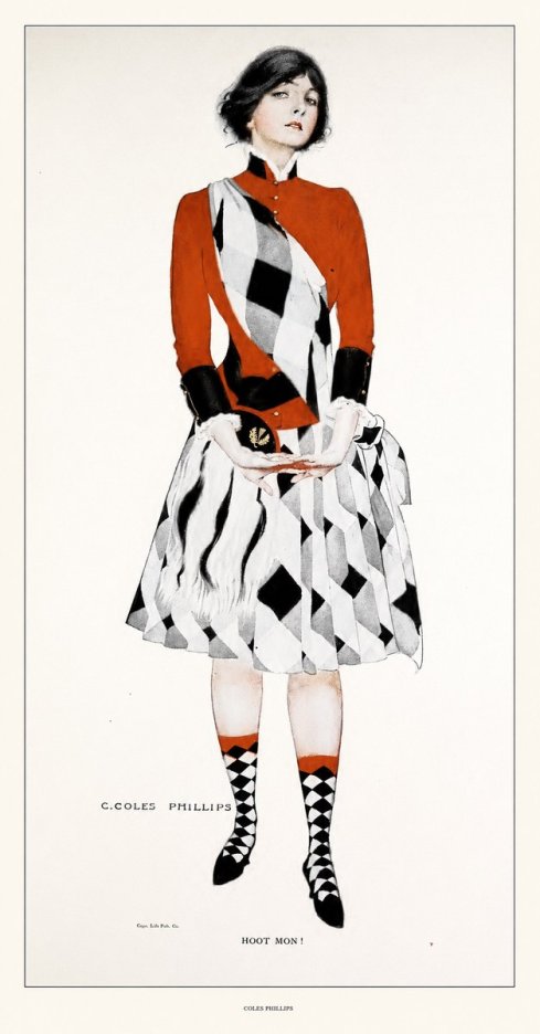 Coles Phillips Hoot Mon! No4 - Affiche