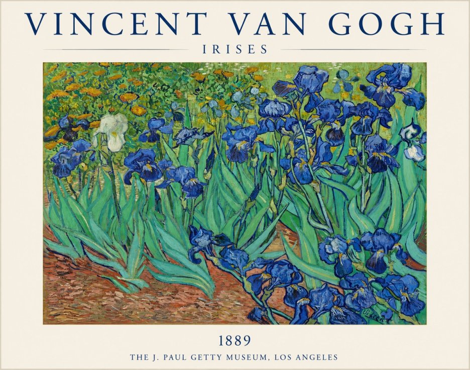 Van Gogh Irises I No1 - Affiche