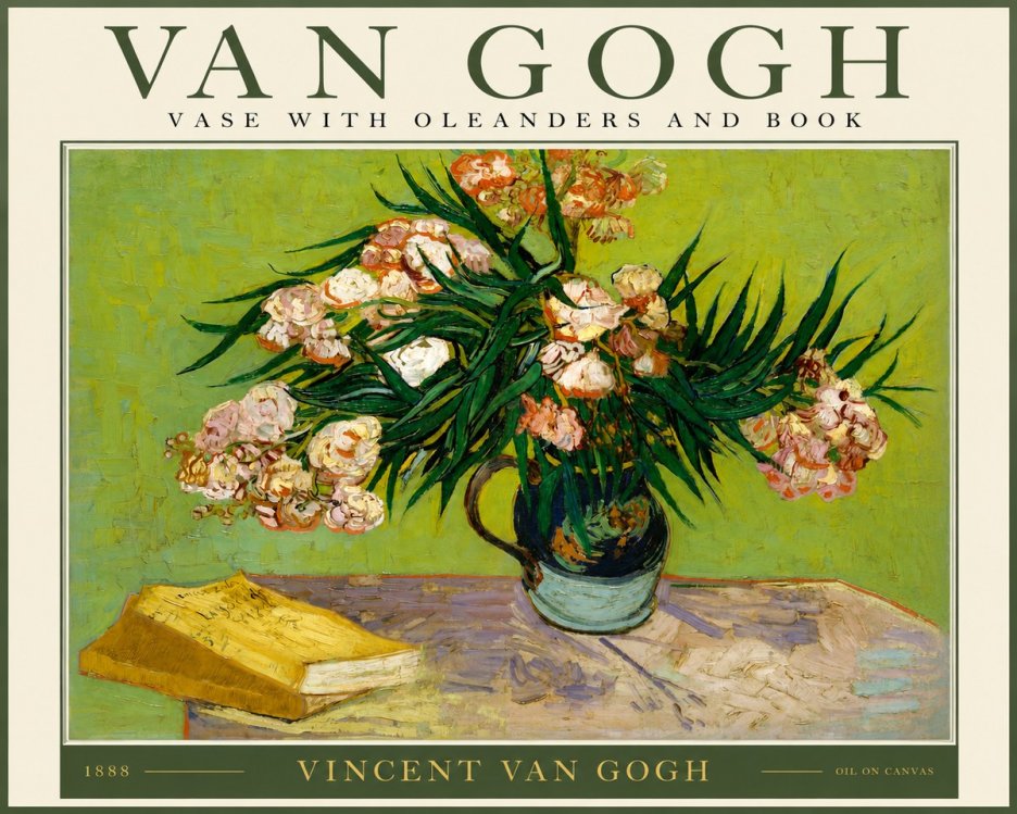 Van Gogh Oleanders No3 - Affiche