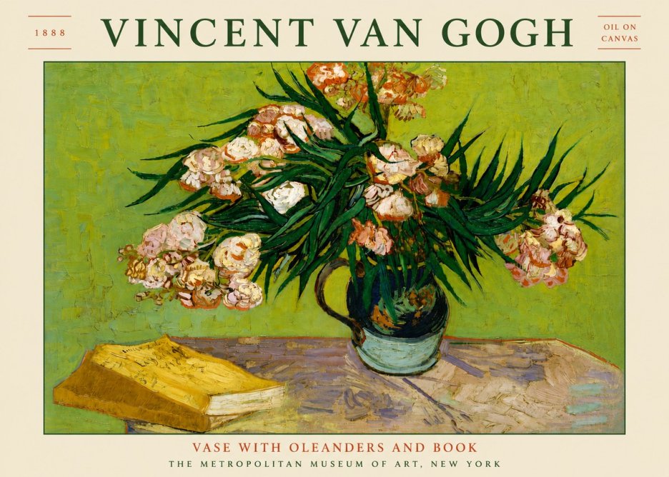 Van Gogh Oleanders No5 - Affiche