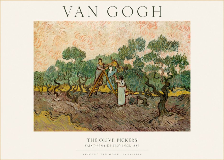 Van Gogh The Olive Pickers I No1 - Affiche
