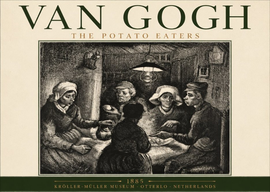 Van Gogh The Potato Eaters I No2 - Affiche