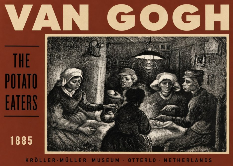 Van Gogh The Potato Eaters I No3 - Affiche
