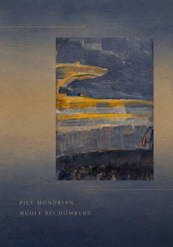 Piet Mondrian Mühle Bei Domburg No6 - Affiche