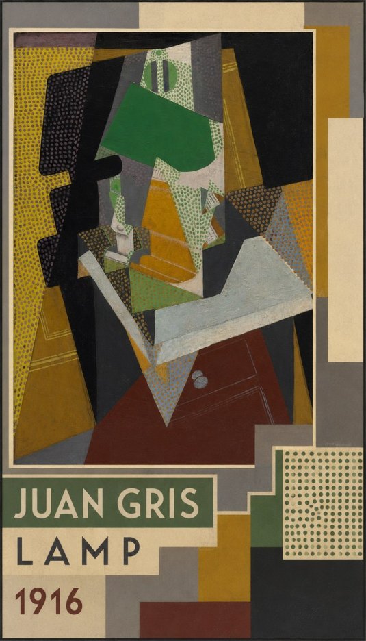 Juan Gris Lamp No6 - Affiche