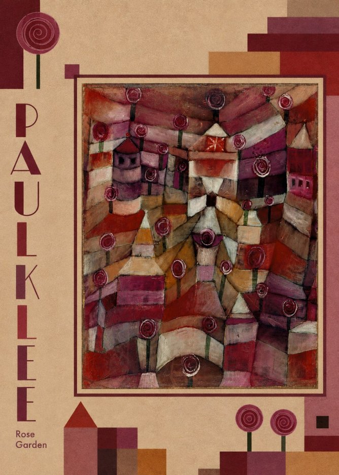 Paul Klee Rose Garden No2 - Affiche