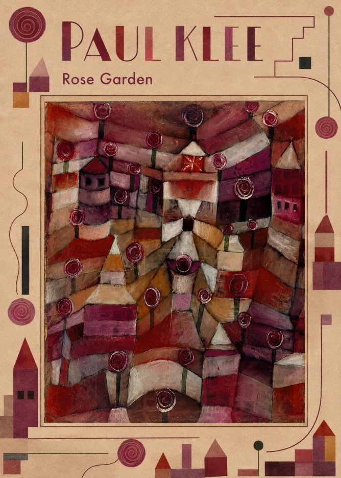Paul Klee Rose Garden No4 - Affiche