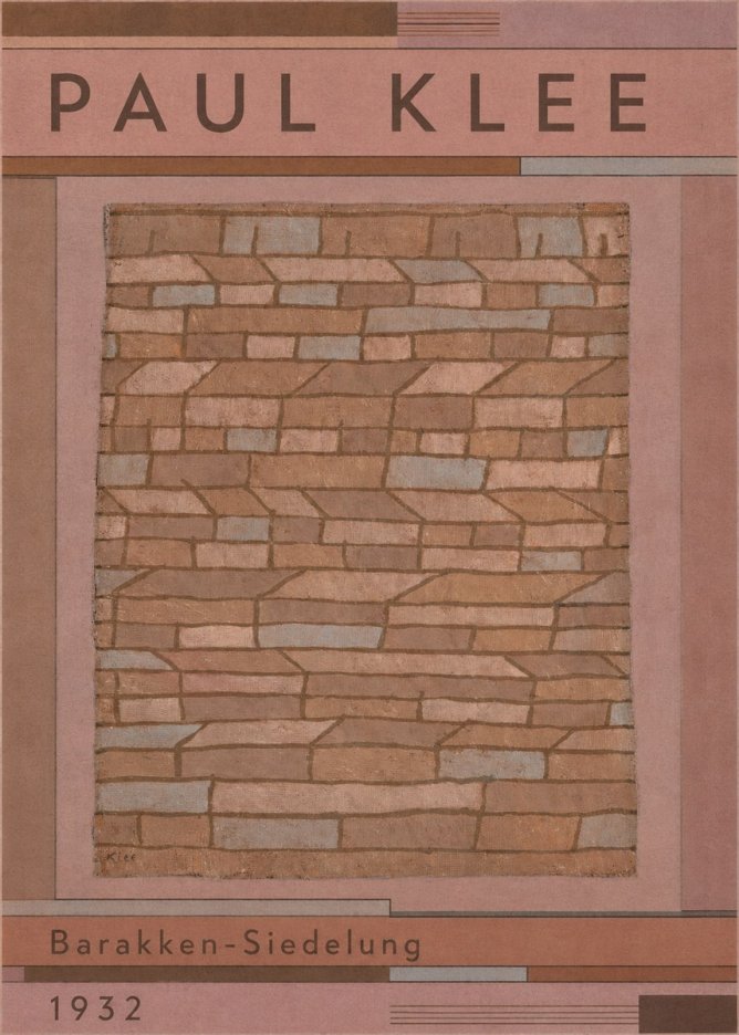 Paul Klee Barakken-siedelung No3 - Affiche
