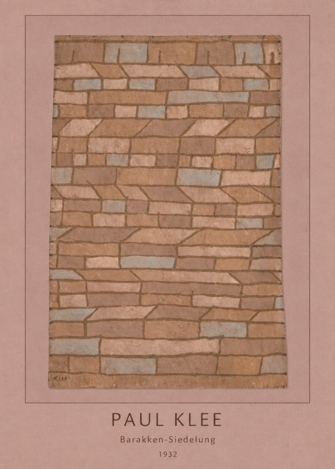 Paul Klee Barakken-siedelung No4 - Affiche