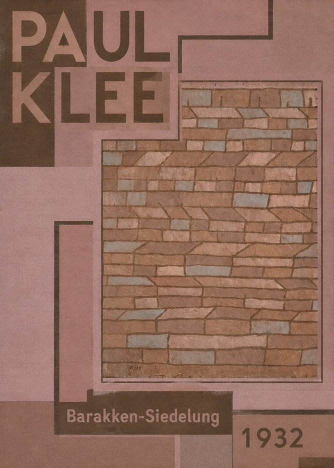 Paul Klee Barakken-siedelung No5 - Affiche