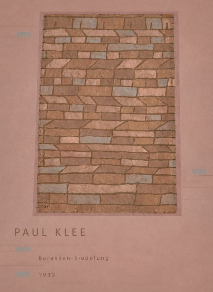 Paul Klee Barakken-siedelung No6 - Affiche