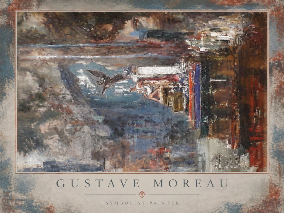 Gustave Moreau Visionary Composition No2 - Affiche
