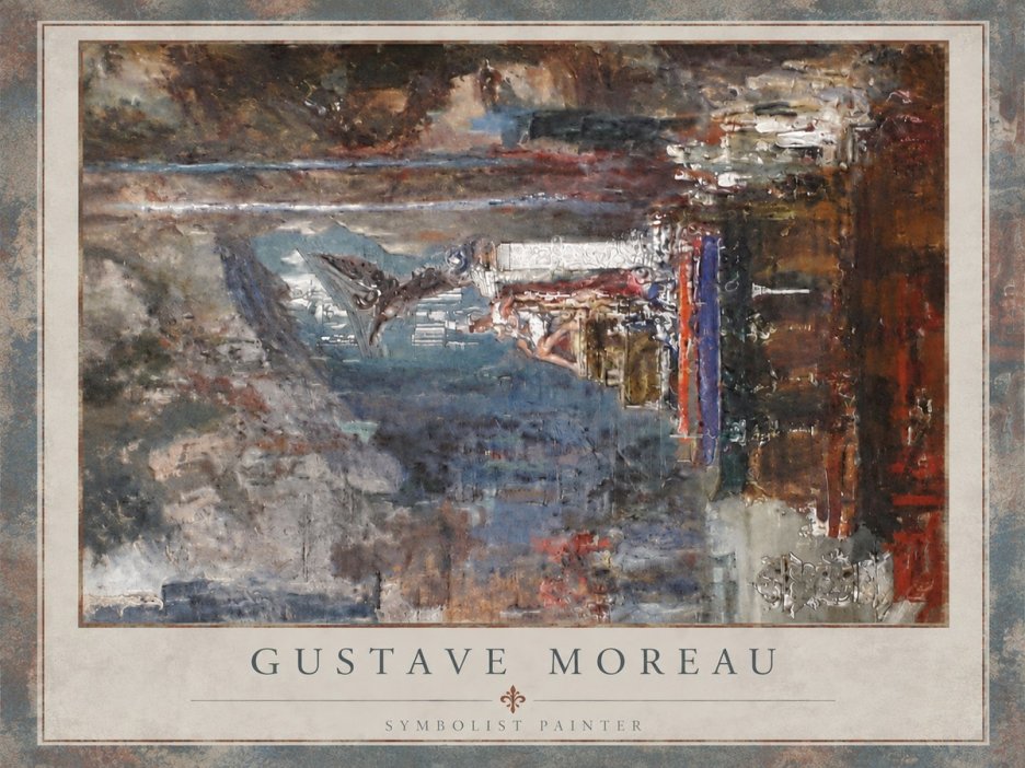 Gustave Moreau Visionary Composition No3 - Affiche